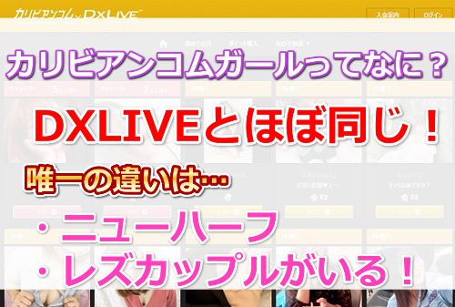 【ライブチャット】カリビアンコムガールとは?