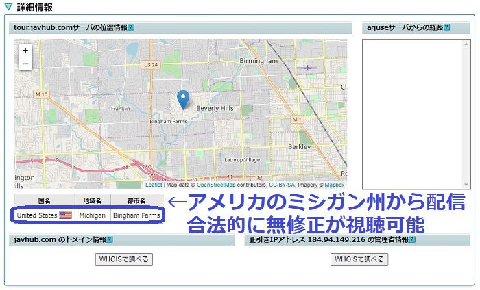 JAVhub作品の配信国